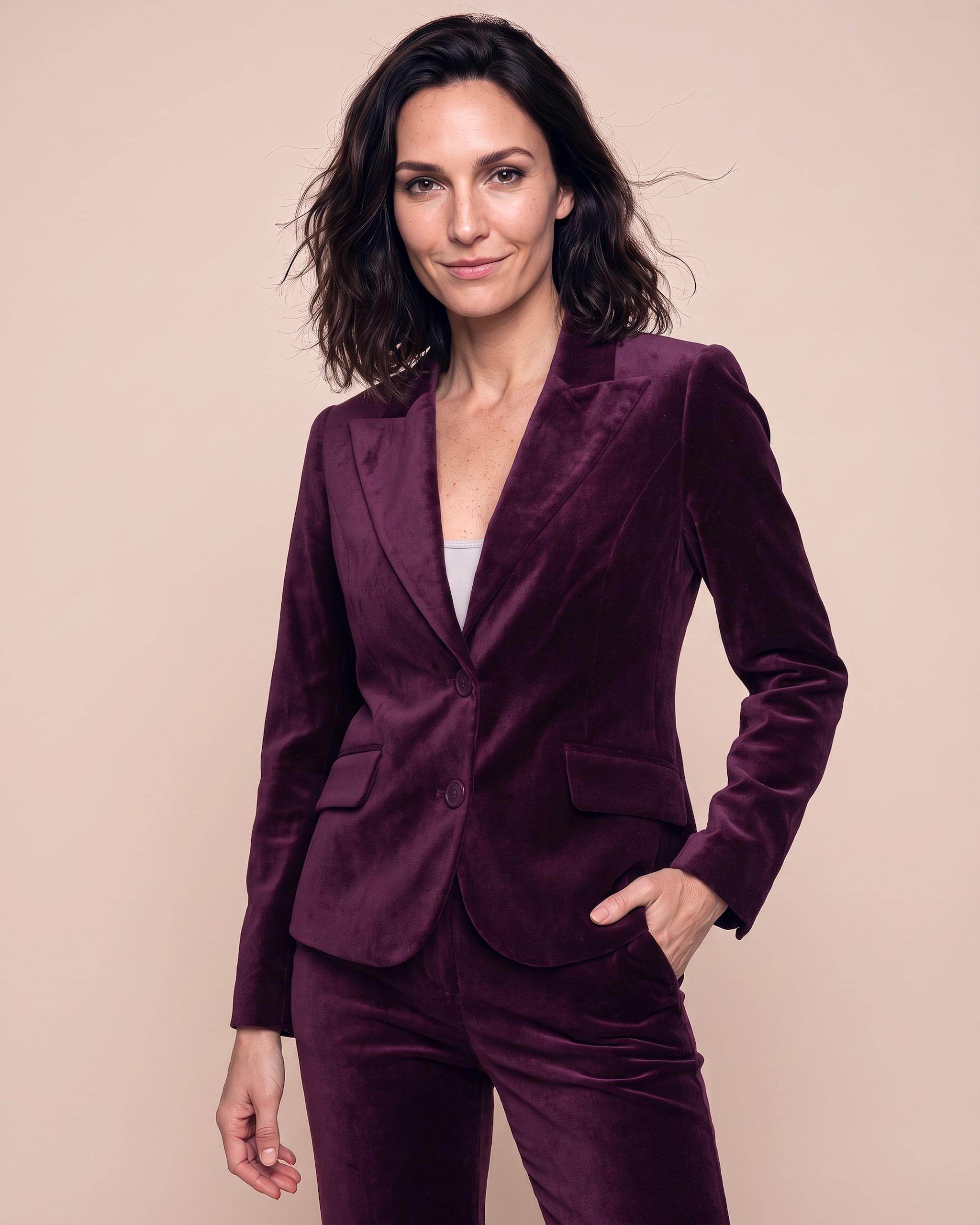 Produktabbildung für Blazer Stretch-Samt