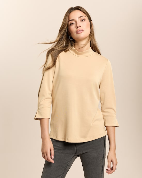 Produktabbildung für Shirt mit Ärmeldetail