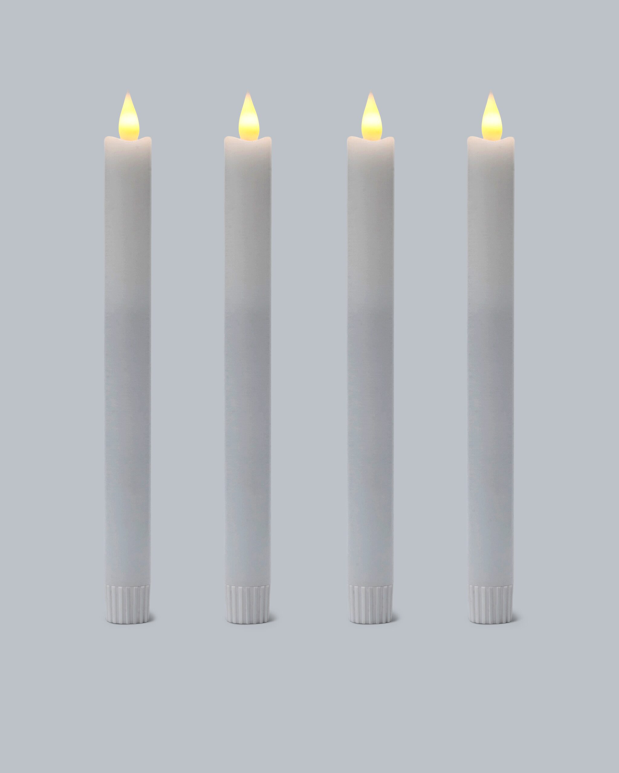 Produktabbildung für LED-Stabkerzen "Long Shine", 4tlg.