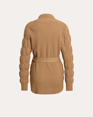 Produktabbildung 3 für Strickcardigan mit Zopfmuster