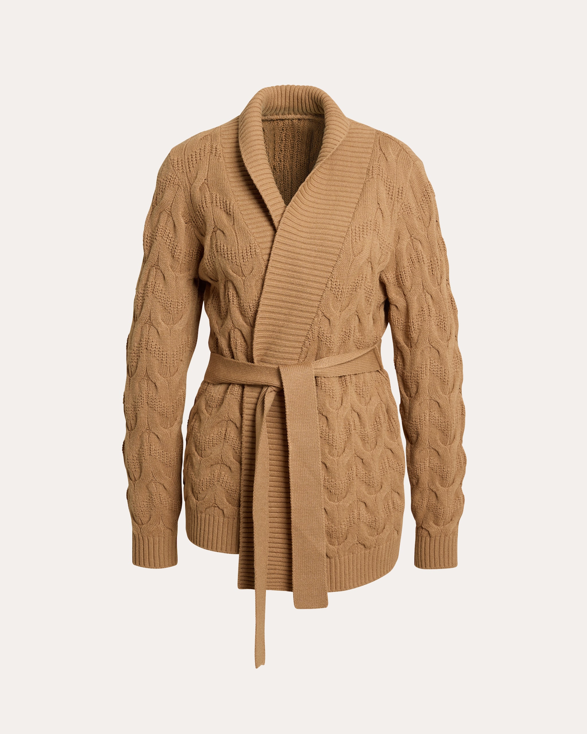 Produktabbildung für Strickcardigan mit Zopfmuster