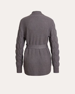 Produktabbildung 5 für Strickcardigan mit Zopfmuster