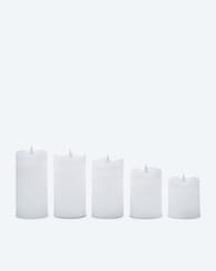 Produktabbildung für LED-Stumpenkerzen "Long Shine", 5tlg.