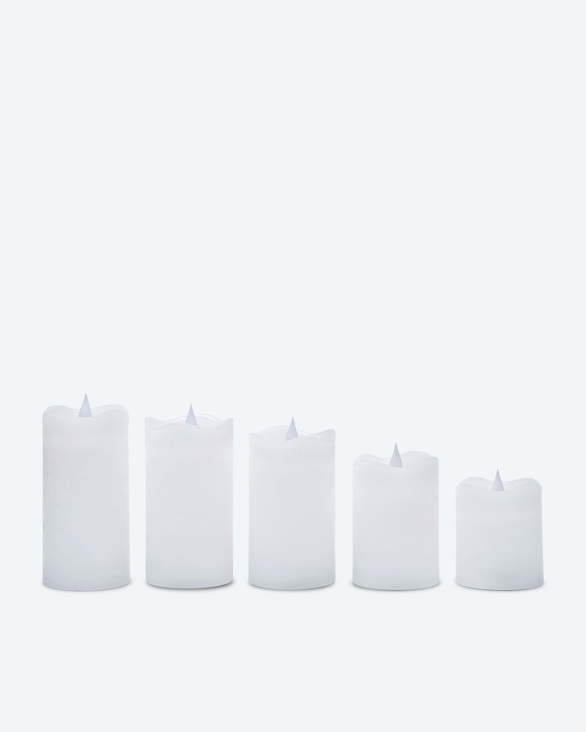 Produktabbildung für LED-Stumpenkerzen "Long Shine", 5tlg.