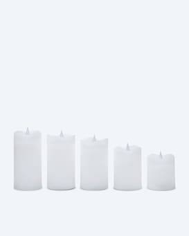 Produktabbildung für LED-Stumpenkerzen "Long Shine", 5tlg.