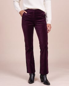 Produktabbildung für Bootcut Hose Stretch-Samt