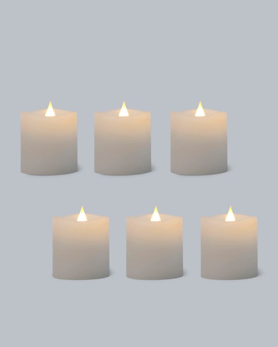 Produktabbildung für LED-Teelichter "Long Shine", 6tlg.