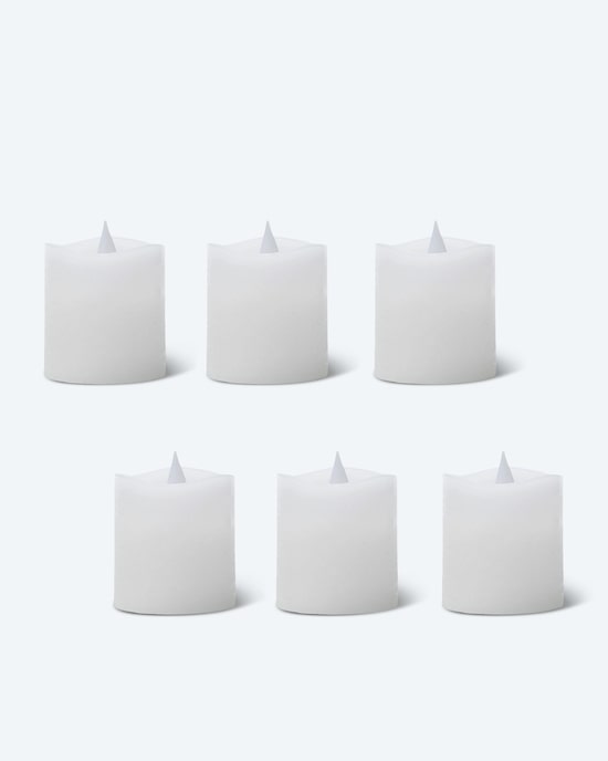 Produktabbildung für LED-Teelichter "Long Shine", 6tlg.