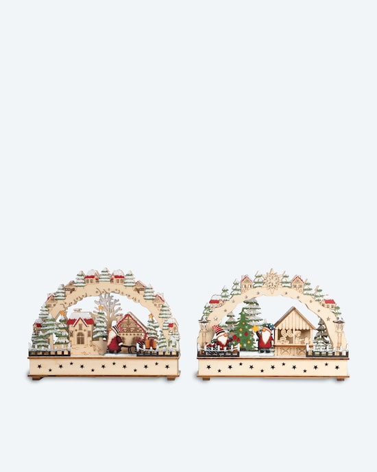 Produktabbildung für LED-Schwibbögen, 2tlg.