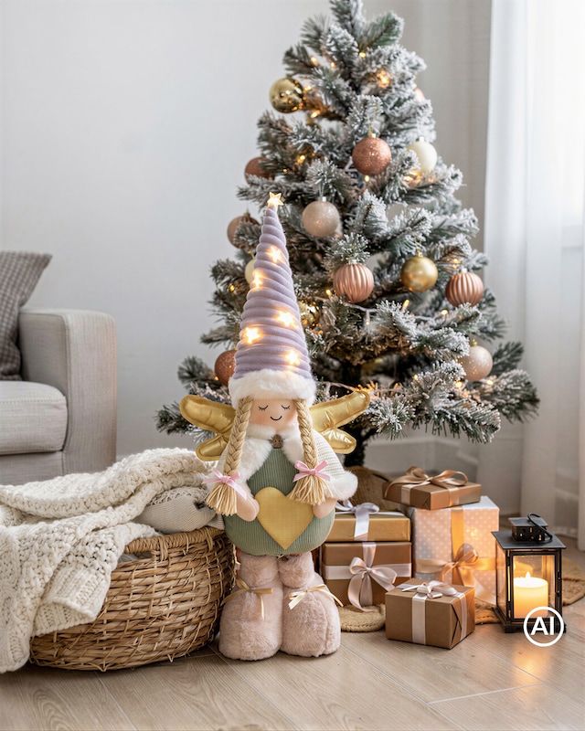 LED-Weihnachtsfigur mit Teleskopbeinen