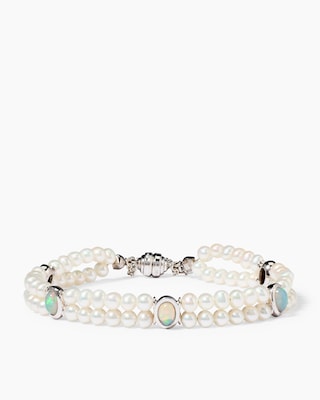 Produktabbildung 1 für Armband mit Kristallopal & Süßwasserzuchtperlen