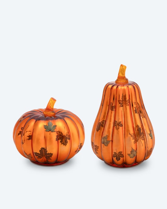 Produktabbildung für LED Glasfrüchte "Herbst Design", 2tlg.