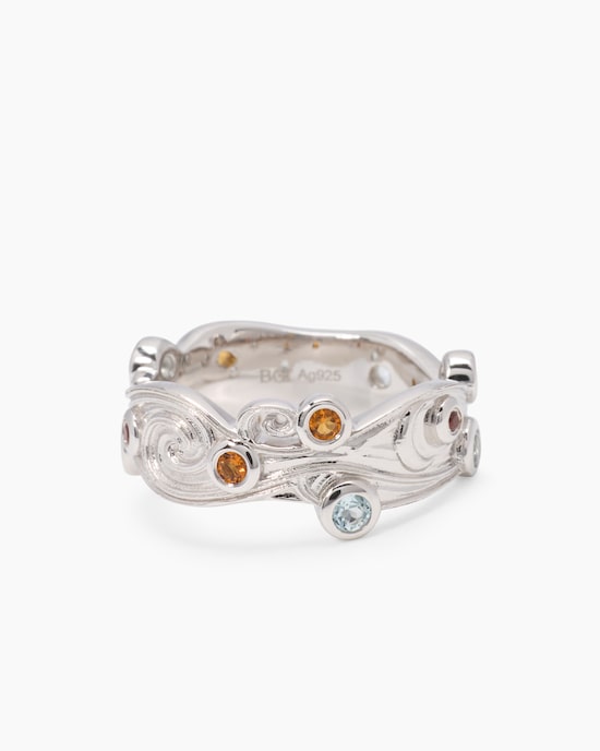 Produktabbildung für Ring mit Multi-Edelsteinen