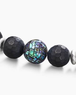 Produktabbildung 2 für Collier mit Abalone, Achat & Hämatit