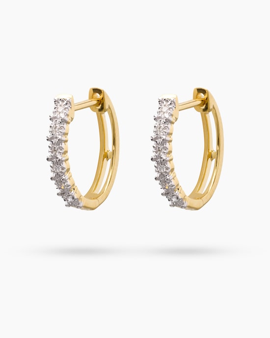 Produktabbildung für Diamant-Creolen 0,05 ct