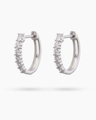 Produktabbildung 4 für Diamant-Creolen 0,05 ct