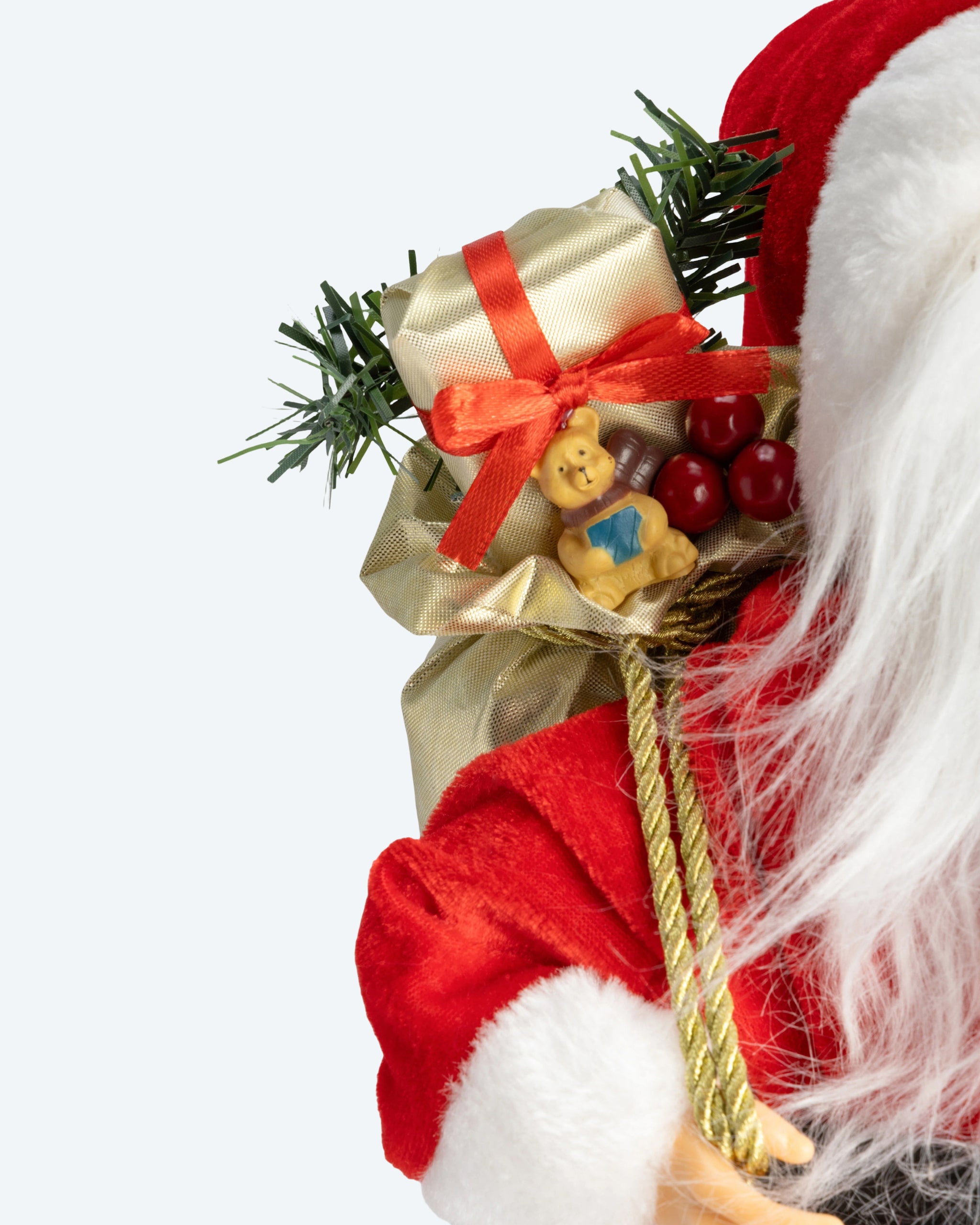 Produktabbildung für Weihnachtsmann mit LED-Baum & Geschenkebeutel