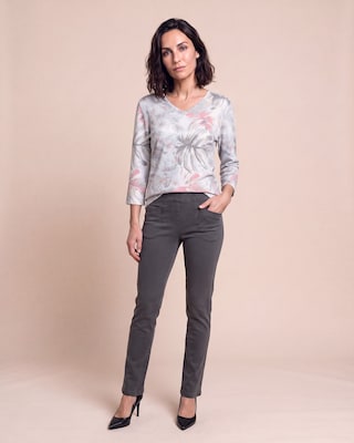Produktabbildung 3 für Soft Pullover Palmenblätter
