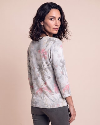 Produktabbildung 2 für Soft Pullover Palmenblätter