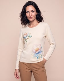 Produktabbildung für Soft-Pullover "Blüte"
