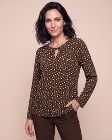Produktabbildung für Bluse aus Viskose-Stretch bedruckt