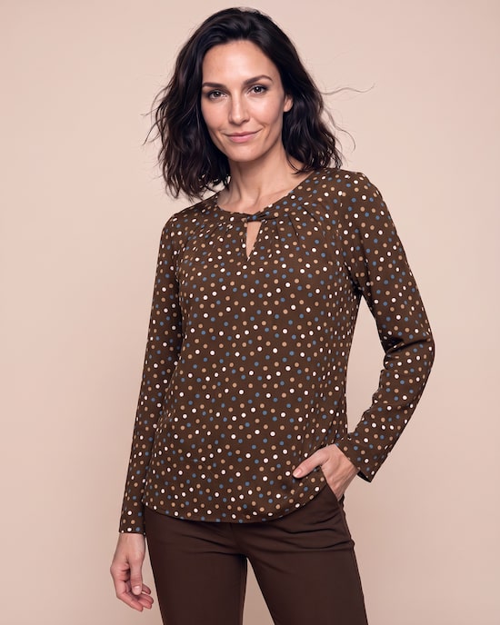 Produktabbildung für Bluse aus Viskose-Stretch bedruckt