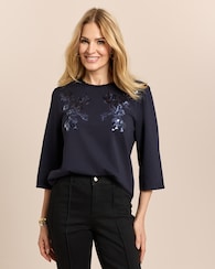 Produktabbildung für Jersey Shirt mit Pailletten