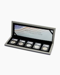 Produktabbildung für Silbermünzen American Eagle Artist Edition 2026, 5tlg.