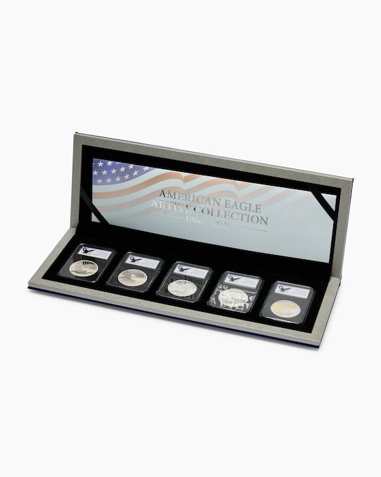 Produktabbildung für Silbermünzen American Eagle Artist Edition 2026, 5tlg.