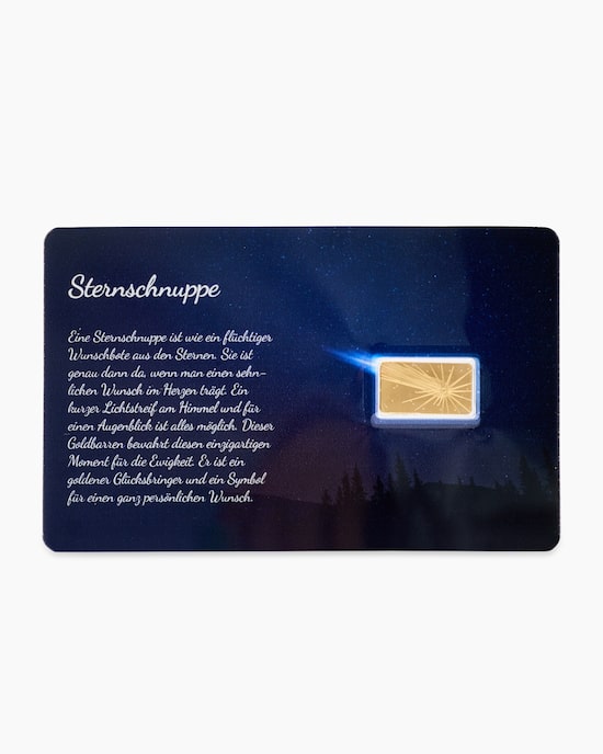 Produktabbildung für Goldmünzbarren Sternschnuppe 2026