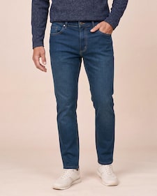 Produktabbildung für Straight Jeans aus Thermo-Stretch
