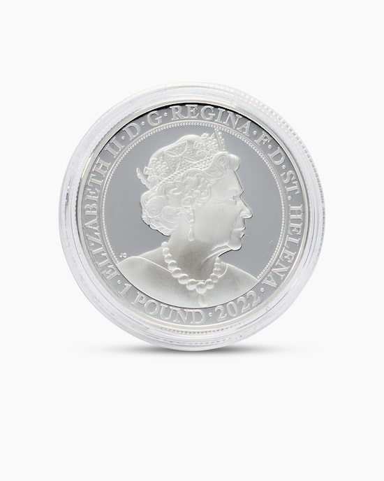 Produktabbildung für Silbermünze Queens Platinum Jubilee 2022