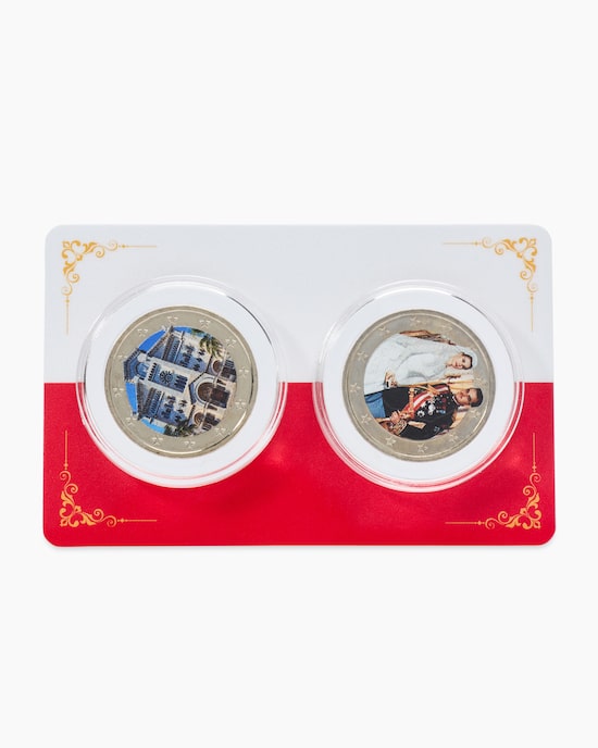 Produktabbildung für 2-Euro-Münzen Grace Kelly & Fürst Rainier, 2tlg.