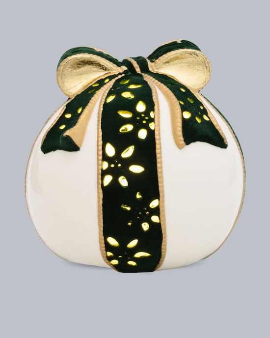 Produktabbildung für LED Porzellan-Weihnachtskugel