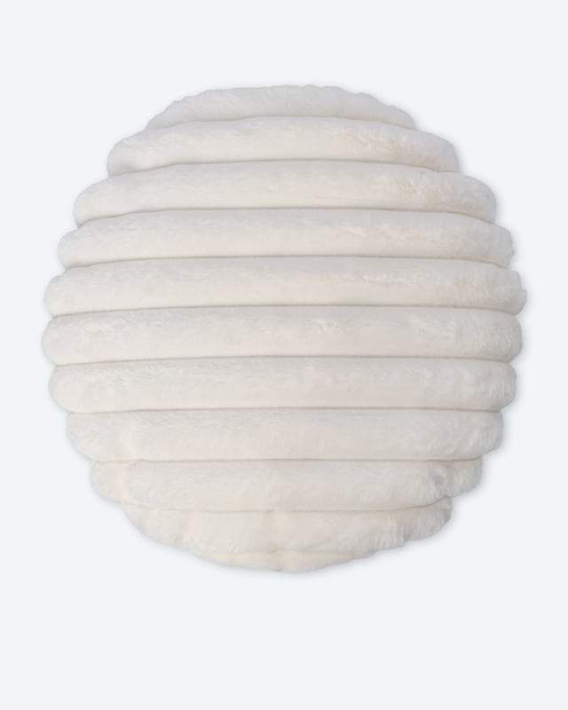 Dekokissen "Marshmallow", rund