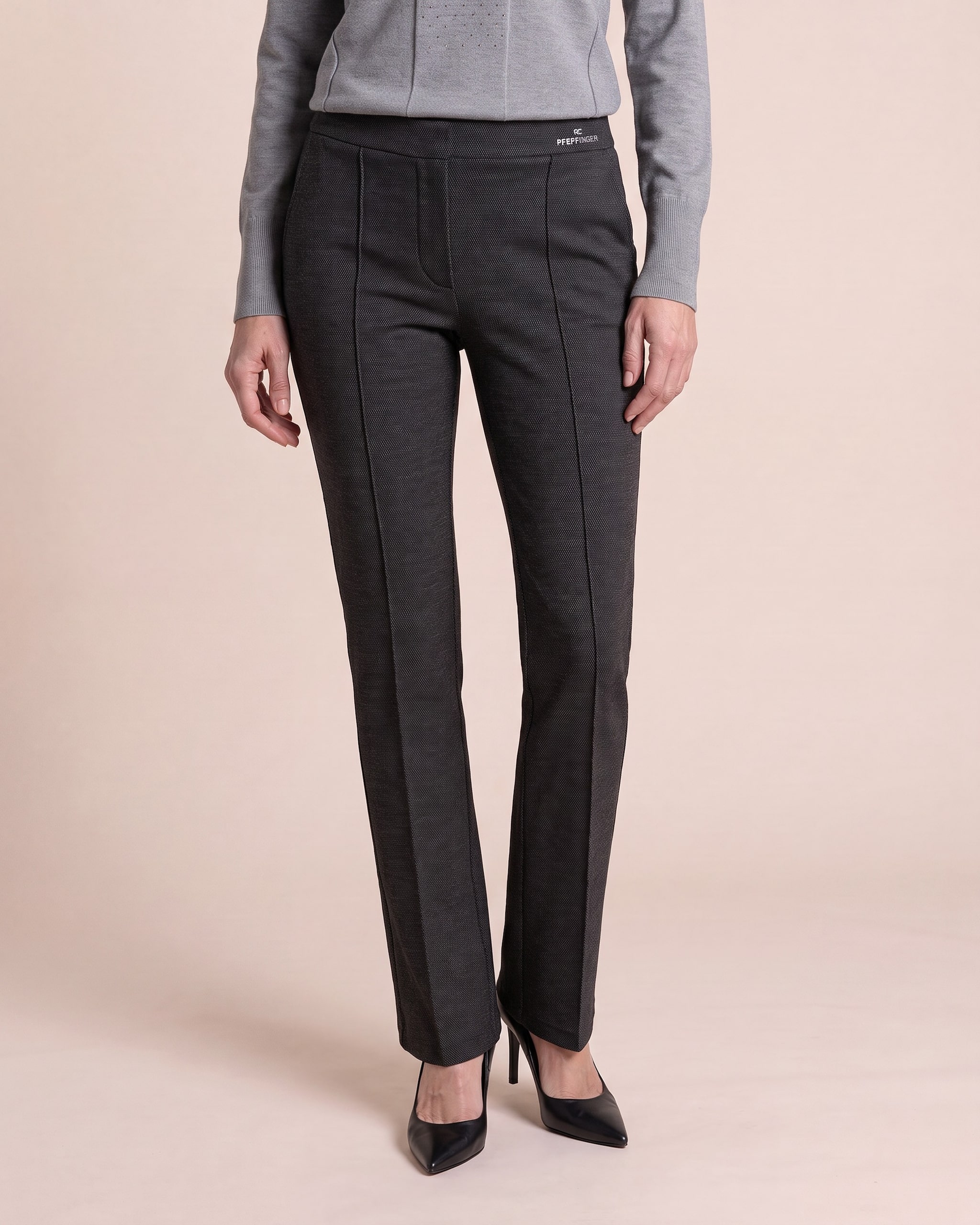 Produktabbildung für Straight Leg Hose mit Jacquard-Design