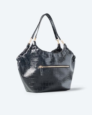 Produktabbildung 3 für Tasche in Krokooptik