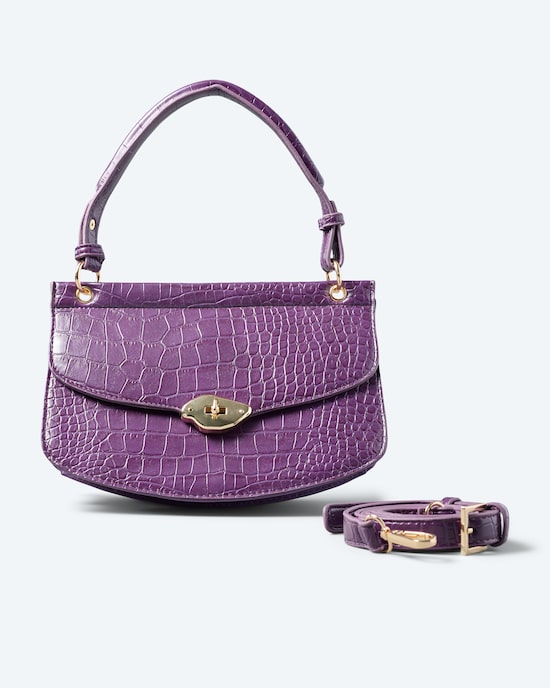Produktabbildung für Tasche in Krokooptik