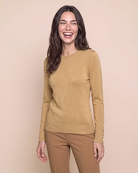 Produktabbildung für Pullover mit Glanzgarn