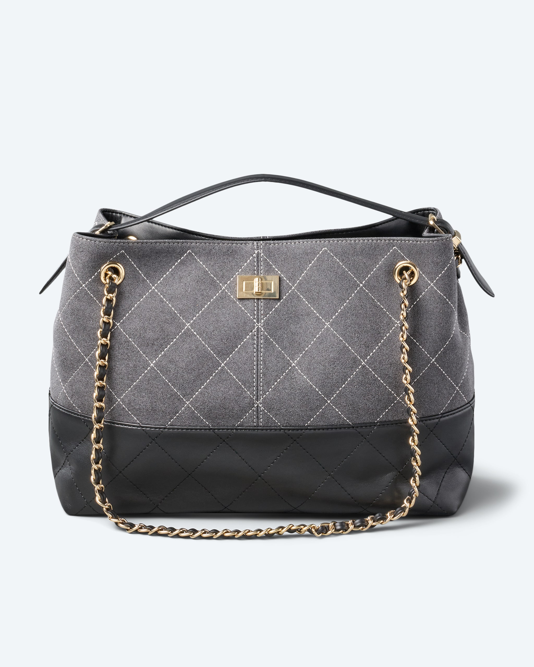 Produktabbildung für Handtasche mit Goldkette
