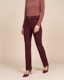 Produktabbildung für Straight Leg Hose mit Gürtel