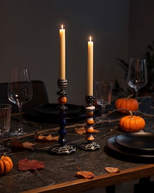 Produktabbildung für Stabkerzenhalter "Halloween", 2tlg.