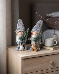 Produktabbildung für LED-Winterfiguren, 2tlg.