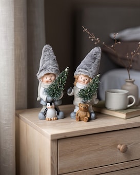 Produktabbildung für LED-Winterfiguren, 2tlg.