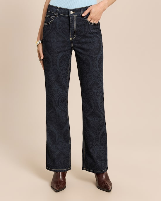 Produktabbildung für Jeans mit Paisley-Print
