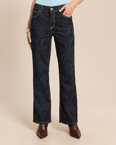 Produktabbildung für Jeans mit Paisley-Print