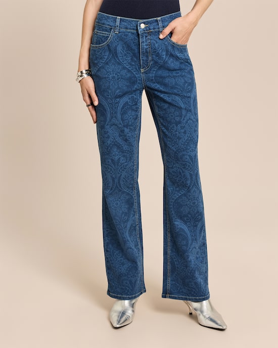 Produktabbildung für Jeans mit Paisley-Print