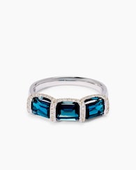 Produktabbildung für Ring mit Blautopas & Zirkon