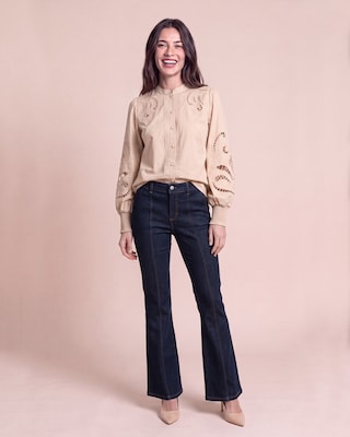 Produktabbildung 3 für Bluse mit Cut Out Stickerei