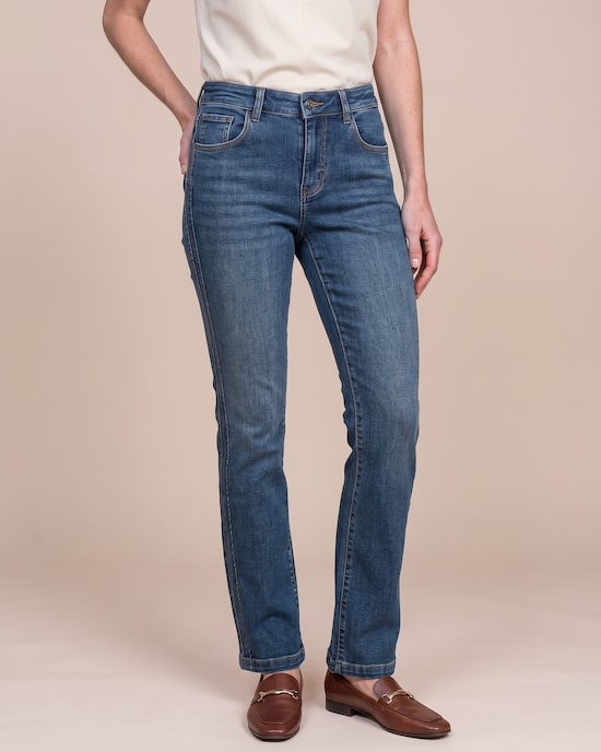 Produktabbildung für Straight Leg Jeans mit Dekonaht